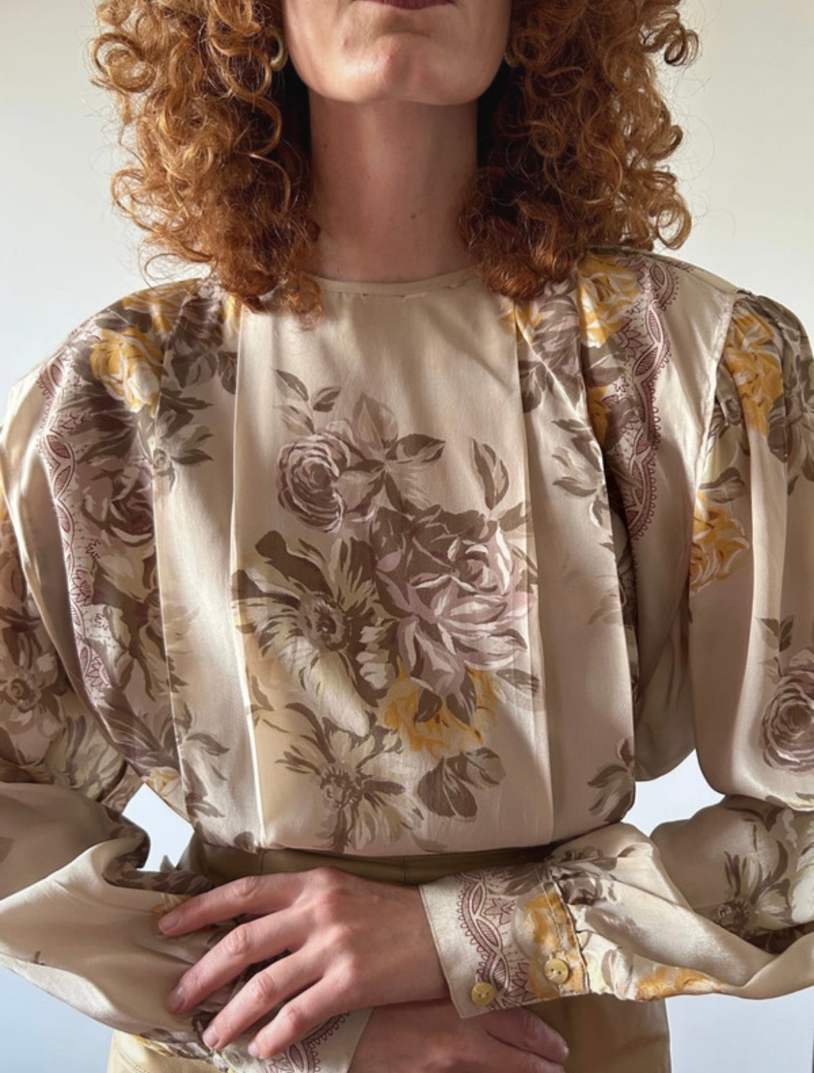 Camicia seta rose